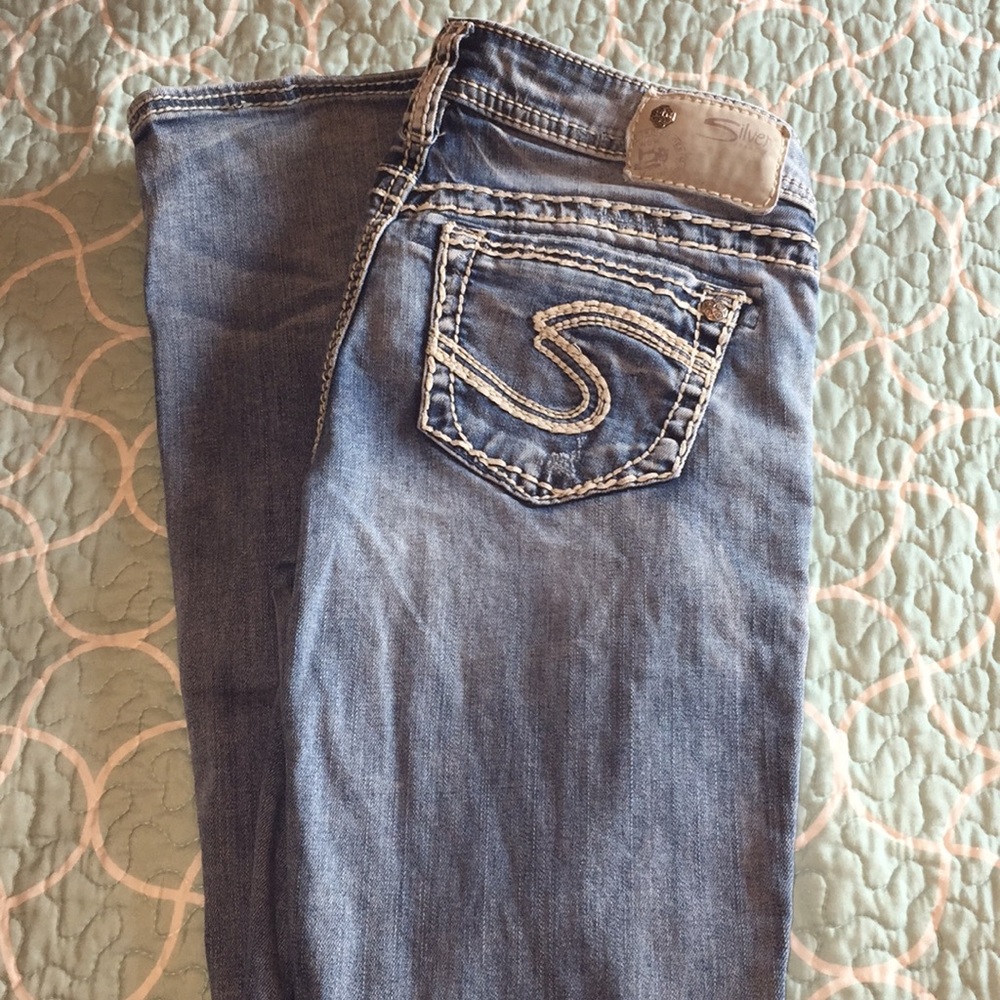 Silver jeans. W26/L33